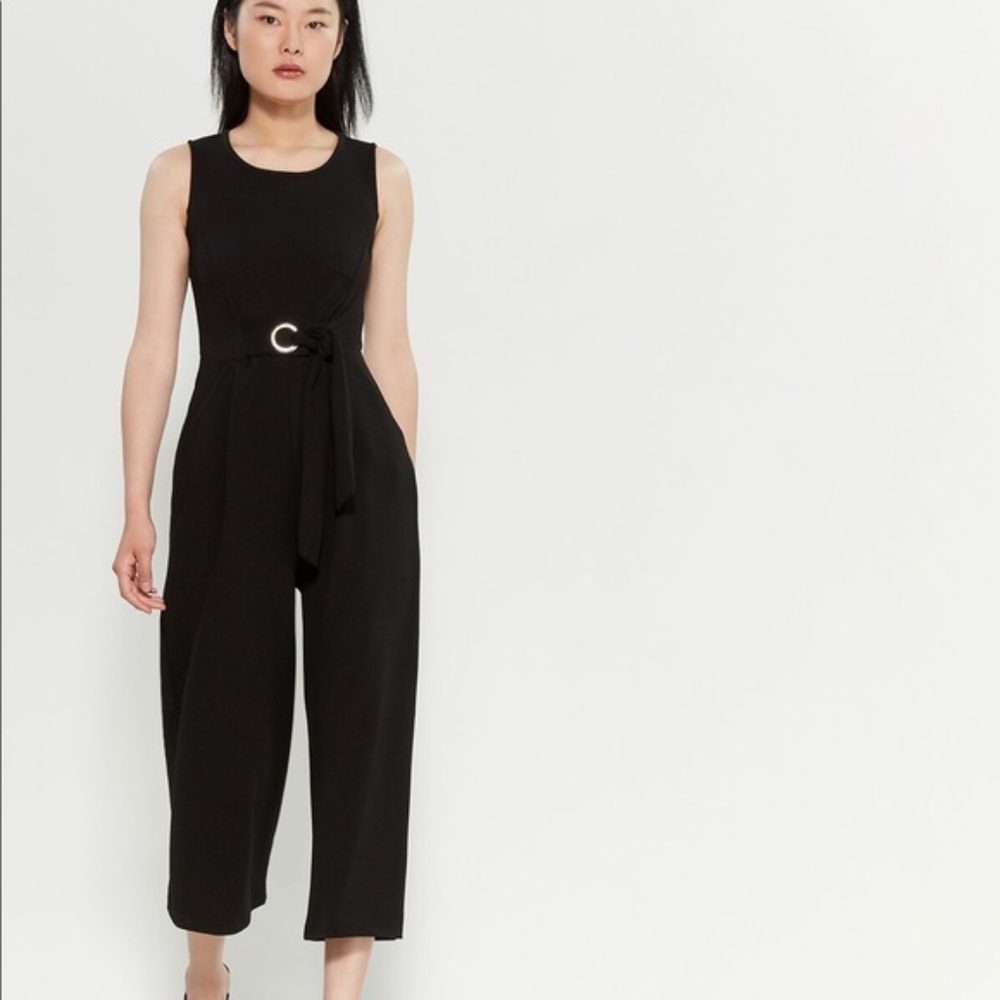 Mod 60s Romeo & Juliet Couture Black Catsuit Jumpsuit Romper Medium